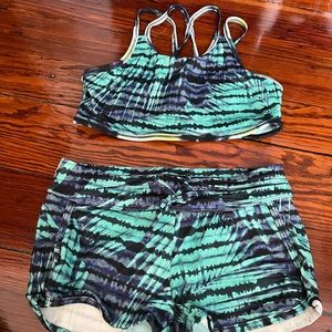 Athleta bikini top and shorts